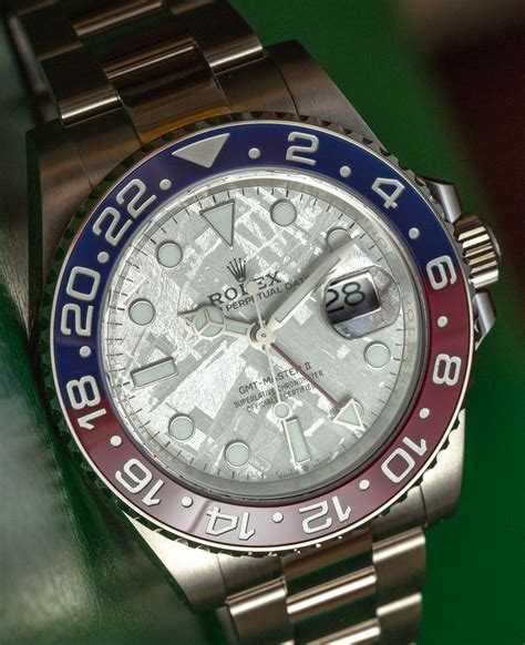 rolex pepsi meteorite dial.